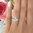 2.25 Carat Pear Cut Solitaire Bridal Ring Set in White Gold over Sterling Silver