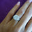 Art Deco 2.25 Carat Round Cut Halo Bridal Ring Set in White Gold over Sterling Silver
