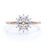Exquisite Diamond Stackable Wedding Ring in Rose Gold