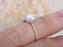 Antique 1.50 Carat Round Cut Moissanite and Diamond Wedding Ring in White Gold