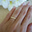 0.5 Carat Eternity Wedding Band in Yellow Gold over Sterling Silver