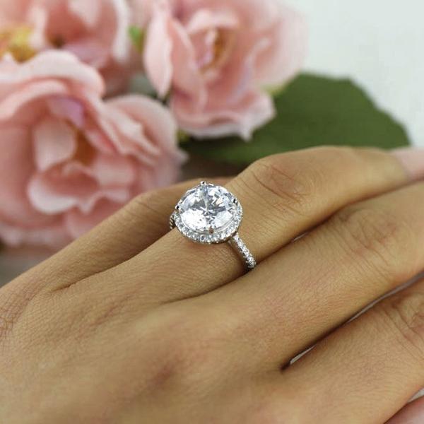 Huge engagement sales rings on hand