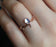 Twig Design 1.10 Carat Pear Shape Cabochon Rainbow Moonstone and Diamond Engagement Ring in Rose Gold