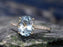 1.5 Carat Oval Cut Aquamarine and Diamond Engagement Ring in Rose Gold