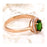 1.50 Carat Emerald and Diamond Halo Engagement Ring