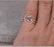 1.50 carat Round Cut Morganite and Diamond Halo Bridal Set in 9k Rose Gold: Bestselling Design Under Dollar 500