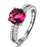 1.50 Carat Ruby and Diamond Engagement Ring