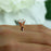 Final Sale: 1.5 Carat Round Cut Six Prong Solitaire Engagement Ring in Rose Gold over Sterling Silver