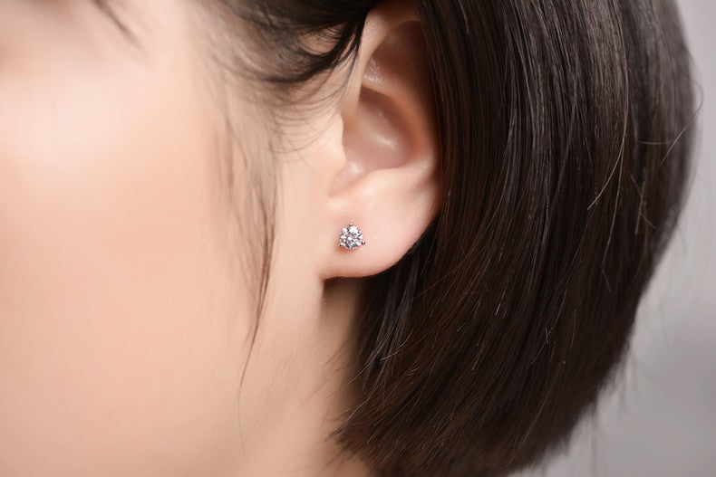 Diamond studs 3 carat clearance