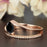 1.5 Carat Round Cut Black Diamond and Diamond Wedding Ring Set in 9k Rose Gold Glamorous Ring