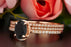 Elegant 2 Carat Oval Cut Black Diamond and Diamond Trio Wedding Ring Set in Rose Gold