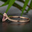 Flawless 1.25 Carat Princess Cut Sapphire and Diamond Engagement Ring in 9k Rose Gold