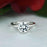 40% off Final Sale: 2 Carat Round Cut 6 Prong Classic Solitaire Ring in White Gold over Sterling Silver