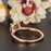 Splendid 1.25 Carat Cushion Cut Ruby and Diamond Engagement Ring in 9k Rose Gold