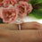 Classic 1.5 Carat Pear Cut Halo Engagement Ring in Rose Gold over Sterling Silver