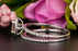 1.50 Carat Round Cut Peach Morganite and Diamond Bridal Ring Set in White Gold Stunning Ring