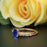 1.50 Carat Oval Cut Sapphire and Diamond Wedding Ring Set in Rose Gold Elegant Ring