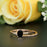 1.5 Carat Oval Cut Black Diamond and Diamond Wedding Ring Set in 9k White Gold Elegant Ring