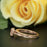 1.50 Carat Cushion Cut Peach Morganite and Diamond Bridal Ring Set in Rose Gold Art Deco Ring