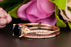 1.50 Carat Round Cut Black Diamond and Diamond Bridal Ring Set in Rose Gold Splendid Ring