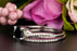 1.5 Carat Round Cut Black Diamond and Diamond Bridal Ring Set in 9k White Gold Splendid Ring