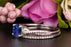 1.50 Carat Round Cut Sapphire and Diamond Bridal Ring Set in White Gold Splendid Ring