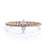 4 Stone Twist Style Diamond Stacking Ring in Rose Gold