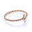 4 Stone Twist Style Diamond Stacking Ring in Rose Gold