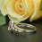Art Deco 1.5 Carat Pear Cut Peach Morganite and Diamond Wedding Ring Set in 9k White Gold Classic Ring