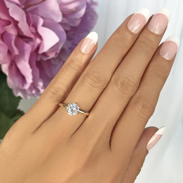 Solitaire engagement hotsell ring 1 carat