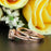 Beautiful 2 Carat Cushion Cut Peach Morganite and Diamond Bridal Ring Set in Rose Gold