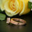 2 Carat Trillion Cut Halo Sapphire and Diamond Trio Classic Wedding Ring Set in Rose Gold Flawless Ring