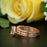 2 Carat Trillion Cut Halo Sapphire and Diamond Trio Art Deco Wedding Ring Set in Rose Gold Flawless Ring