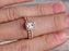 2.25 Carat Emerald Cut Morganite and Diamond Wedding Ring Set in Rose Gold