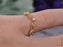 .25 Carat Antique Flower Design Milgraine .10 Carat Wedding Ring Band in Rose Gold