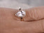 Perfect 1.25 Carat Pear Cut Morganite and Diamond Halo Engagement Ring in Rose Gold