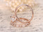 1.25 Carat Princess Cut Morganite and Diamond Art Deco Wedding Ring Set in Rose Gold