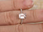 1.25 Carat Emerald Cut Morganite and Diamond Engagement Ring in 9k White Gold