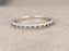 .50 Carat Round Cut Sapphire and Diamond Wedding Ring Band for Her in White Gold