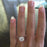 Four Prongs 3 Catat Round Cut Solitaire Engagement Ring in White Gold over Sterling Silver
