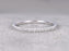 .25 Carat Round Cut Diamond Wedding Ring Band Semi Eternity in White Gold