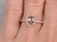 1.50 Carat Pear Cut Morganite and Diamond Engagement Ring in Rose Gold