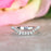 1 Carat Filigree Art Deco Contour Wedding Band in Sterling Silver