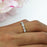 1 Carat Princess Art Deco Eternity Wedding Band in White Gold Sterling Silver
