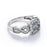 1 Carat Round Cut Dark Grey Salt and Pepper Diamond Vintage Filigree Engagement Ring in White Gold