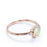 1.5 Carat Real Oval Cut Welo Opal and Diamond Accents Cluster Engagement Ring in Rose Gold