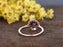 1.50 Carat Round Amethyst Diamond Halo Flower Engagement Ring in Rose Gold