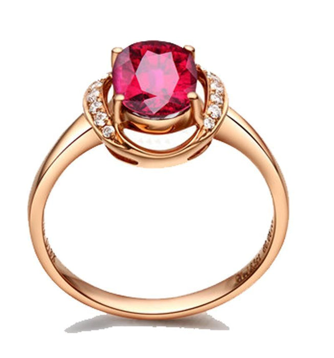 Designer 1.25 Carat Ruby and Diamond Unique Halo Engagement Ring