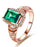 Designer 1.50 Carat Emerald and Diamond Engagement Ring