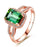 Designer 2.50 Carat Emerald and Diamond Engagement Ring